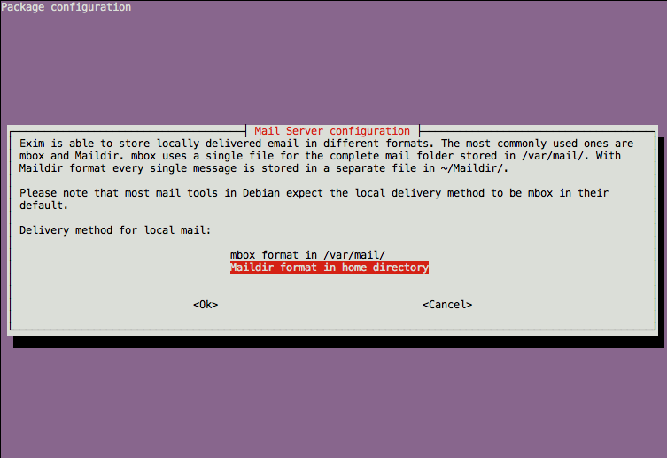 Exim4 mail format configuration on Ubuntu 12.04 LTS (Precise).